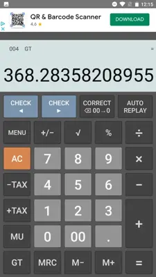 CITIZEN Calculator android App screenshot 1